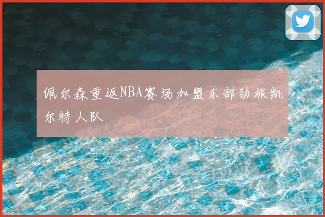 佩尔森重返NBA赛场加盟东部劲旅凯尔特人队